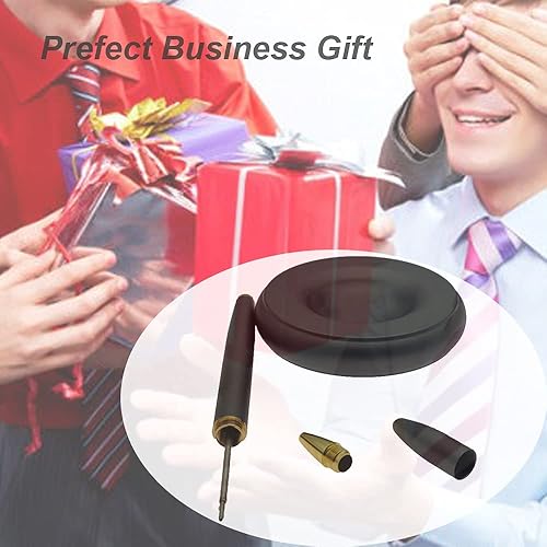 Miniatura 6 de Paquete de 4 repuestos para bolígrafo Centopto de levitación magnética, repuesto de bolígrafo de levitación magnética reemplazable, tinta negra,