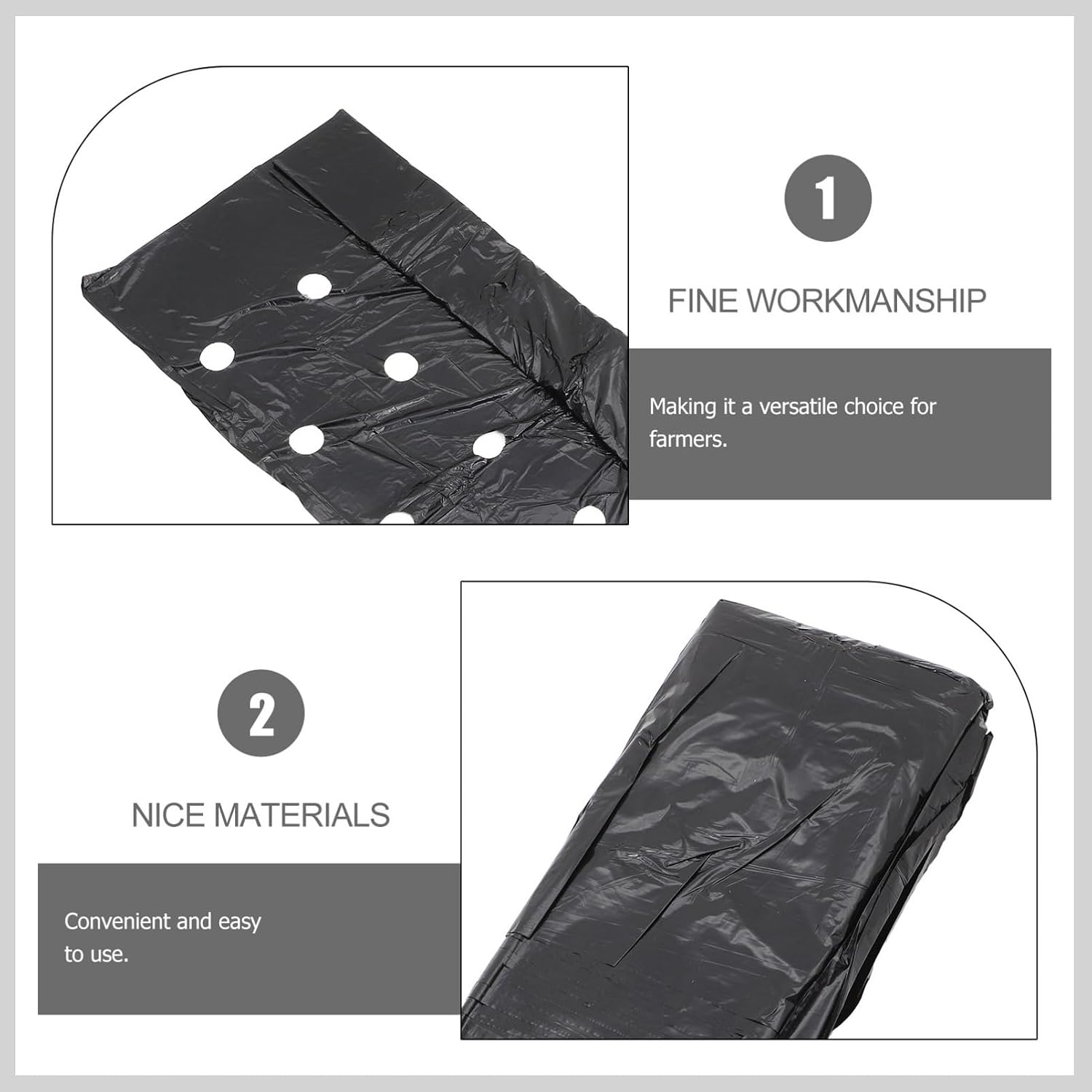 Agricultural Perforated Film for Pe Mulch Film Ventilation for Greenhouse and Garden Use for Soil Insulation and Irrigation