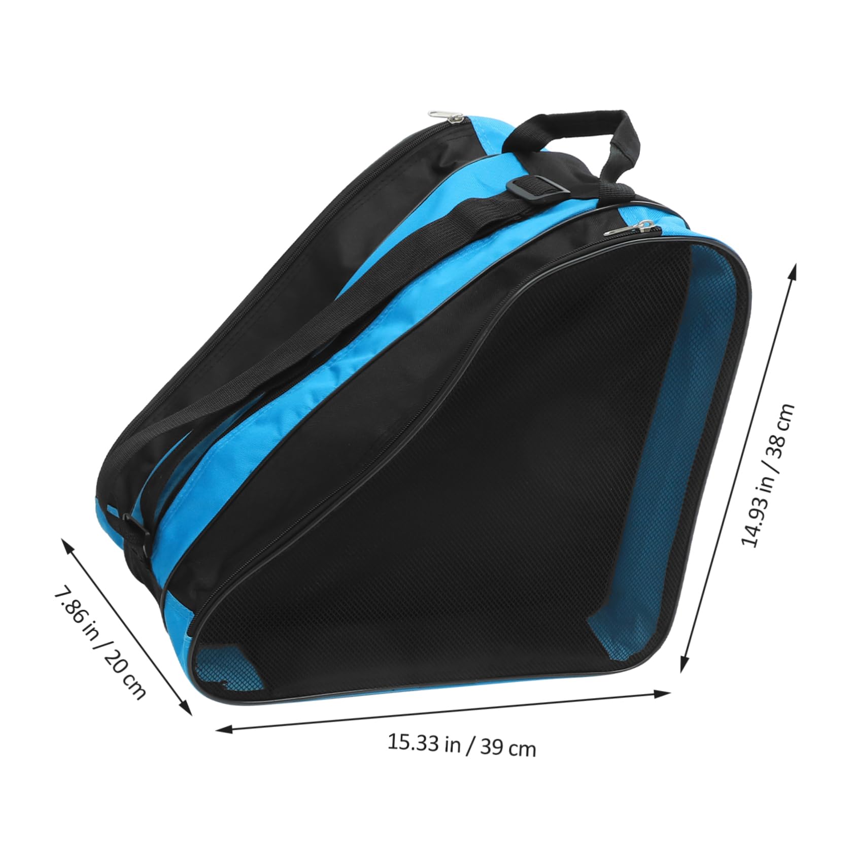 Borsa Porta Pattini a Rotelle 2 Pezzi, Tessuto Oxford Resistente, Porta Scarpe da Pattinaggio Portatile per Trasporto e Uso Outdoor, Design Pratico e Compatto