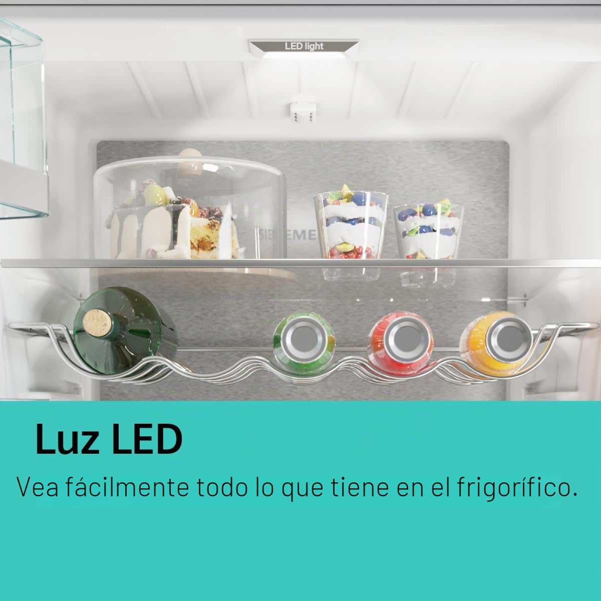 Frigorífico combi integrable Siemens cierre SoftClose - KI81RADD0