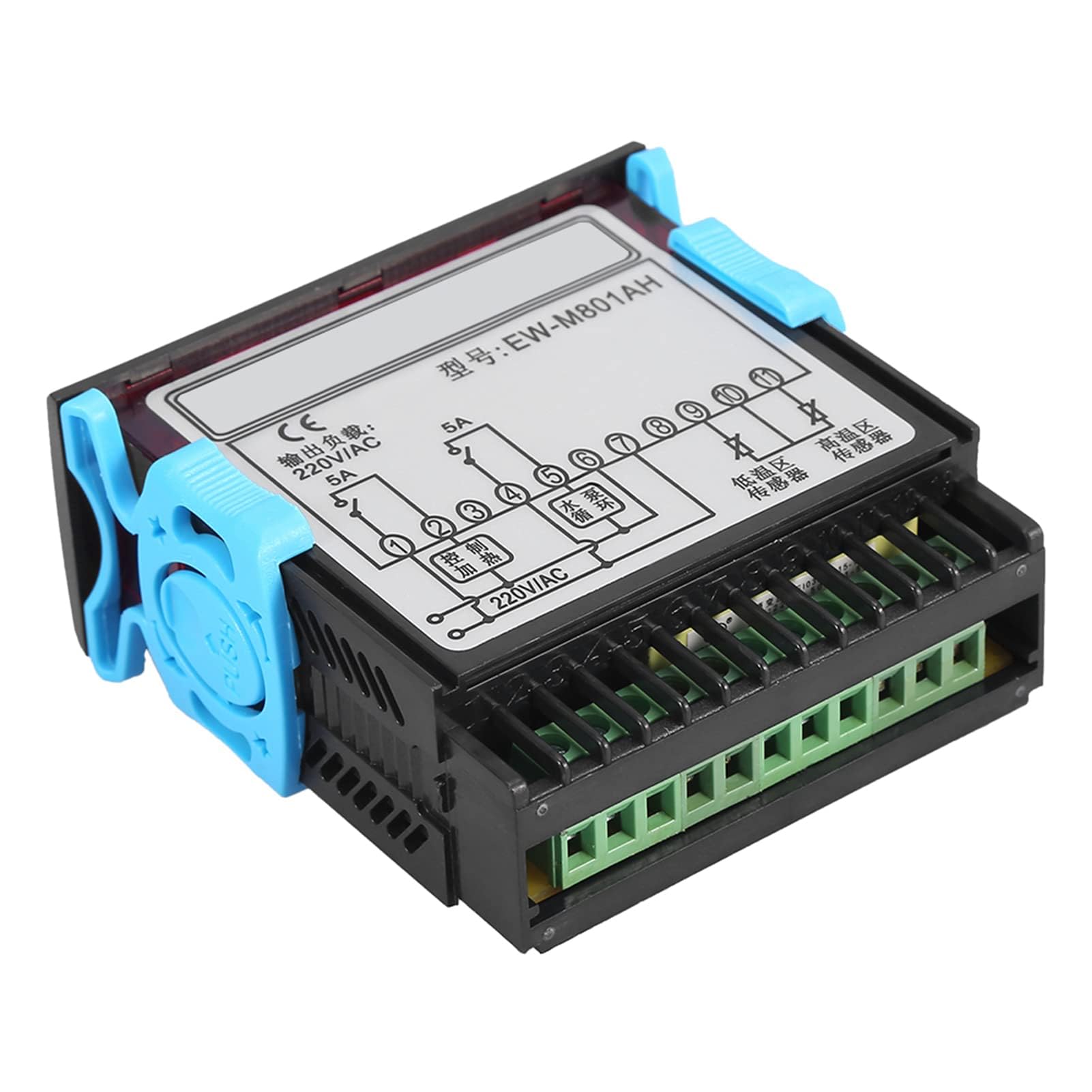 Regolatore di Temperatura Digitale AC220V Termostato Regolatore di Differenza di Temperatura dello Scaldabagno Solare con Sonde Sensore