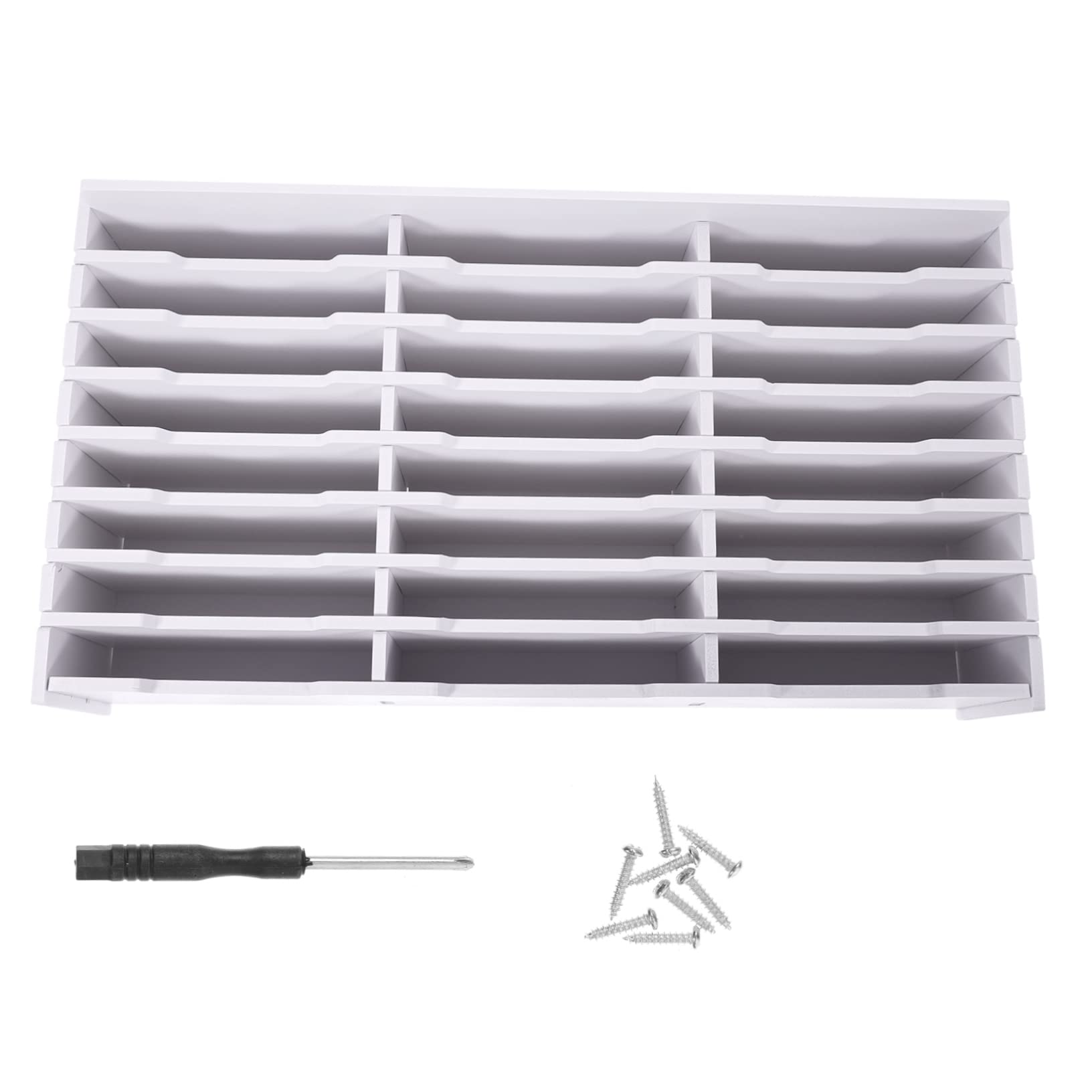 Abschluss Geschenk und Einschulung Deko Mehrfach Gitter Anzeigebox als Handy Displaybox mit Mehreren Fächern für Klassenzimmer und Schreibtisch Organizer