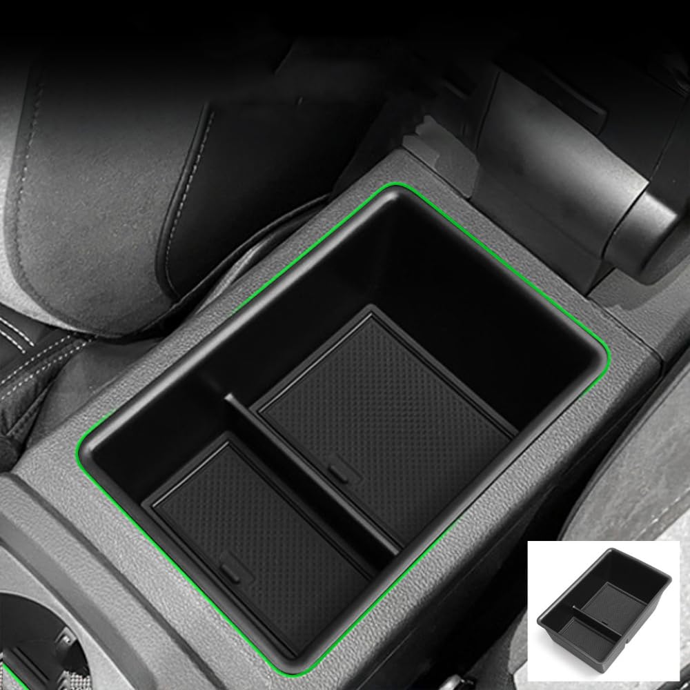 Caja de Almacenamiento para Consola Central de Coche Audi Q3 Sportback 2019-2026 Organizador de reposabrazos para Coche 2019-2022