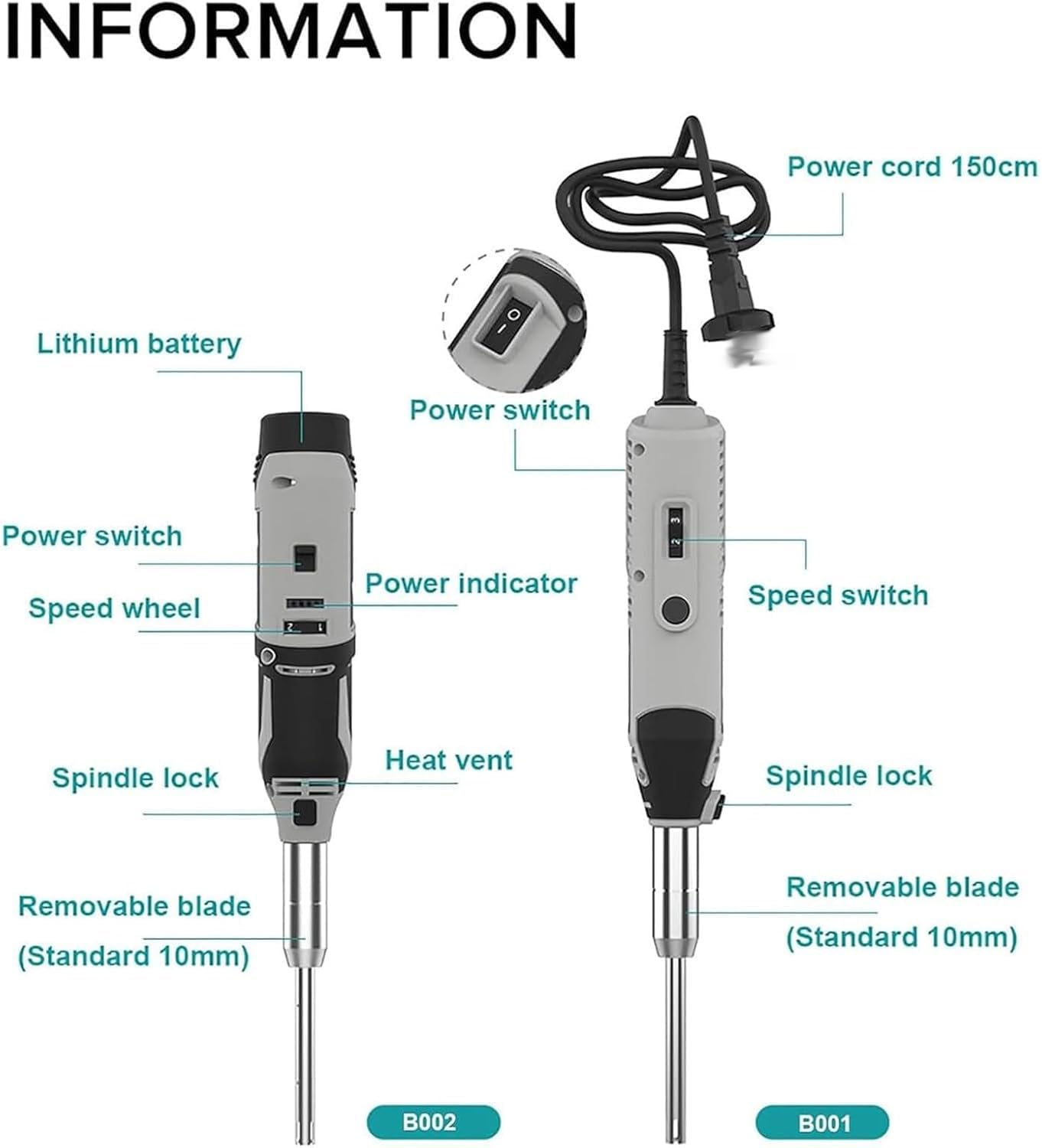 Homogeneizador De Laboratorio De Alta Velocidad De 0,5 A 250 Ml, 6 Velocidades Ajustables, Cabezales De 6 Mm/8 Mm/10 Mm, Portátil para La Mezcla De Cosméticos Y Lociones, Charge