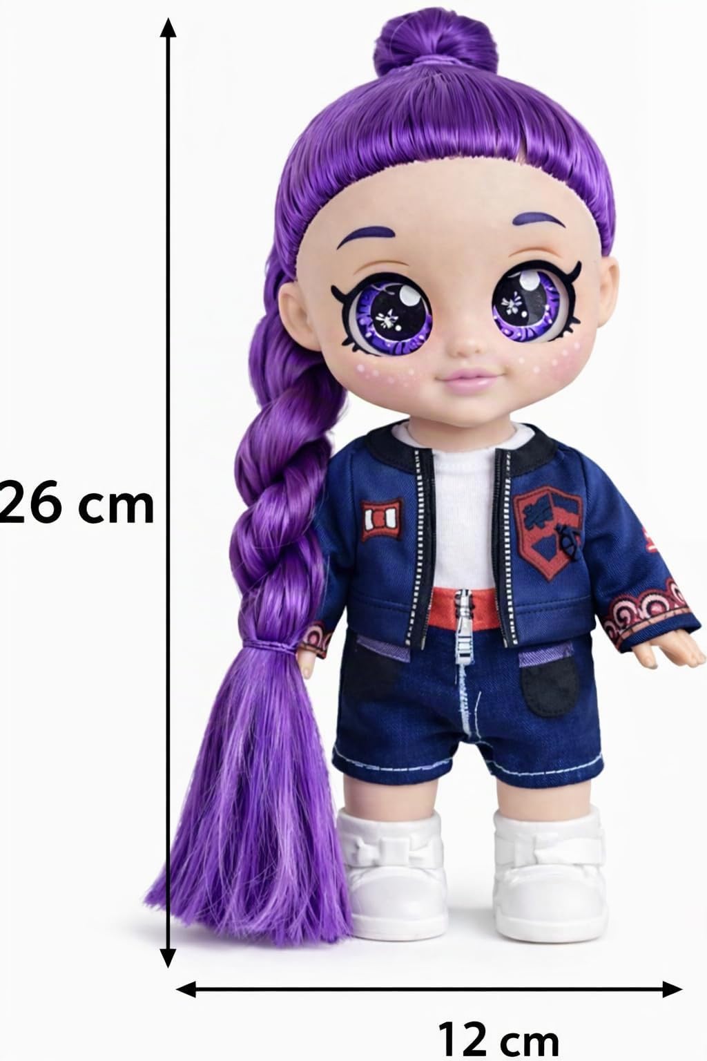 Poupée chantante de 26 cm avec yeux 5D, poupée de personnage de mode pour les fans de poupées, cadeaux d'anniversaire