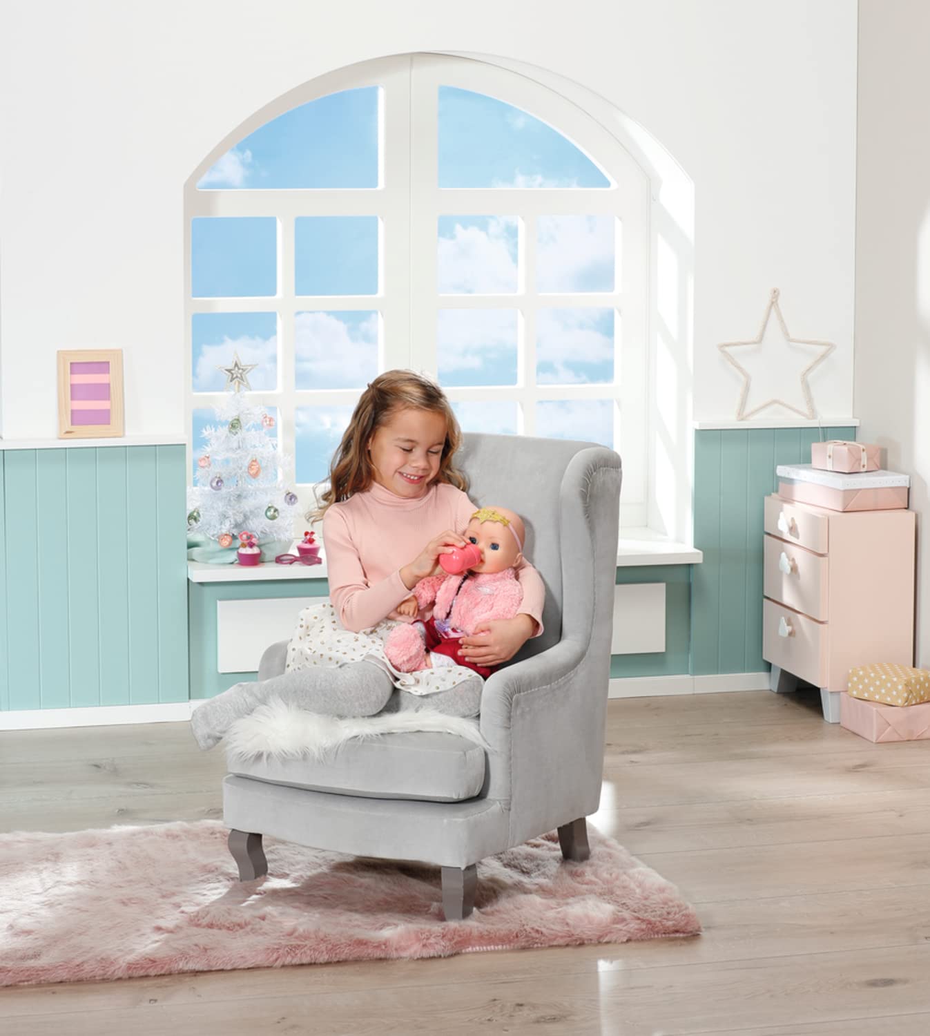 Zapf Creation Baby Annabell Adventskalender mit 24 Überraschungen, enthält Kleidung und Accessoires für 43 cm Puppen, 709634