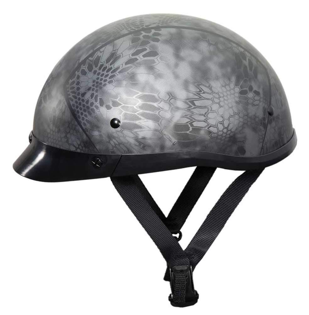 Fulmer Powersports Phantom Low Profile Motorcycle Half Helmet - Kryptex (2XL)