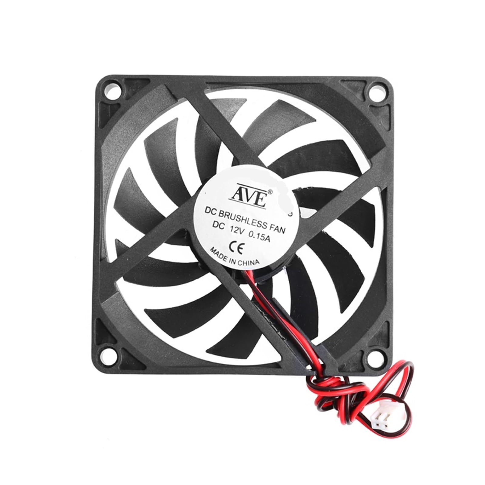 Ventilador de refrigeración de 12V silencioso sin escobillas para CPU 8010