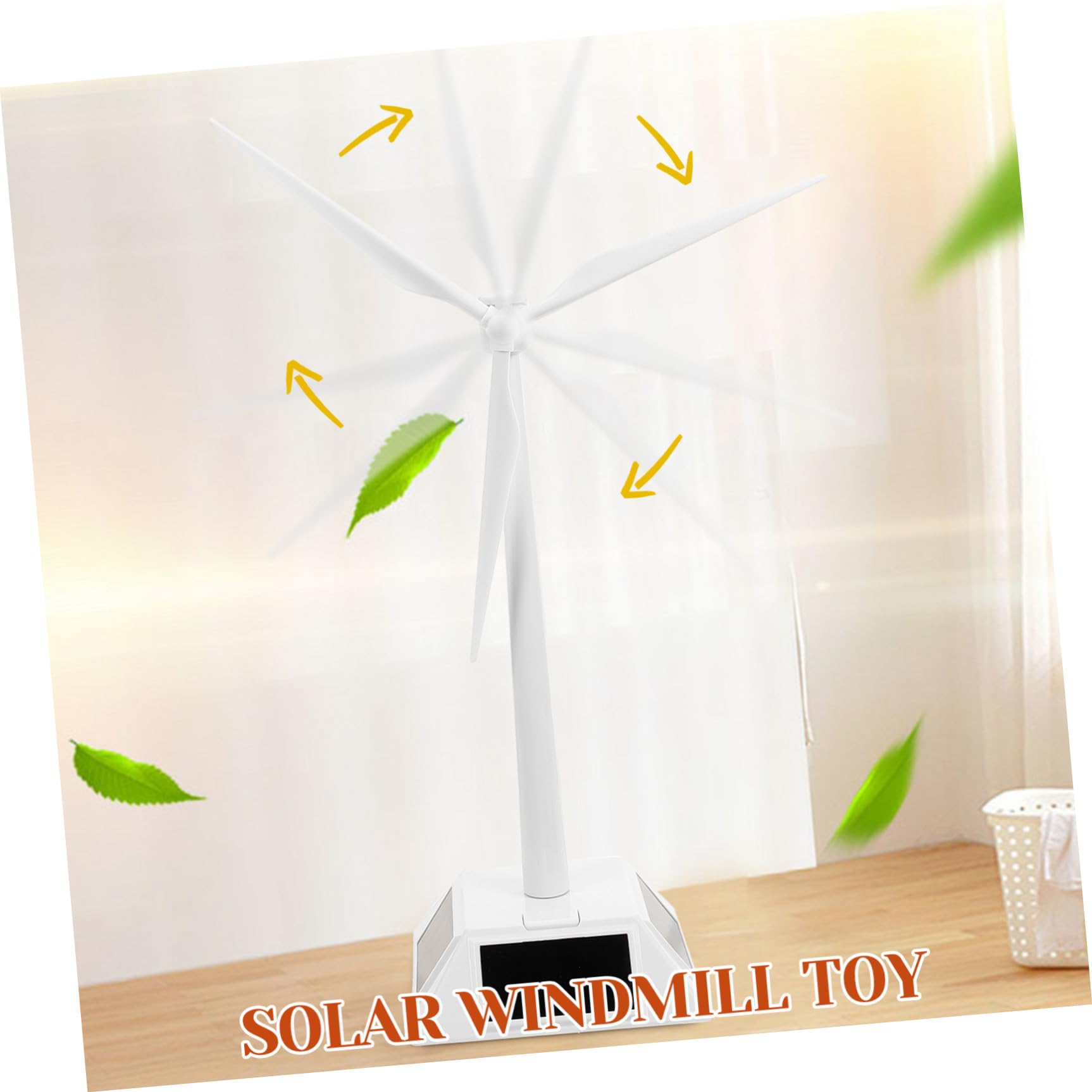 Didiseaon Juguete Educativo de Ciencias Energía Solar para Niños, Modelo de Molino de Viento de Plástico, Fácil de Transportar y Almacenar para Experimentos Escolares