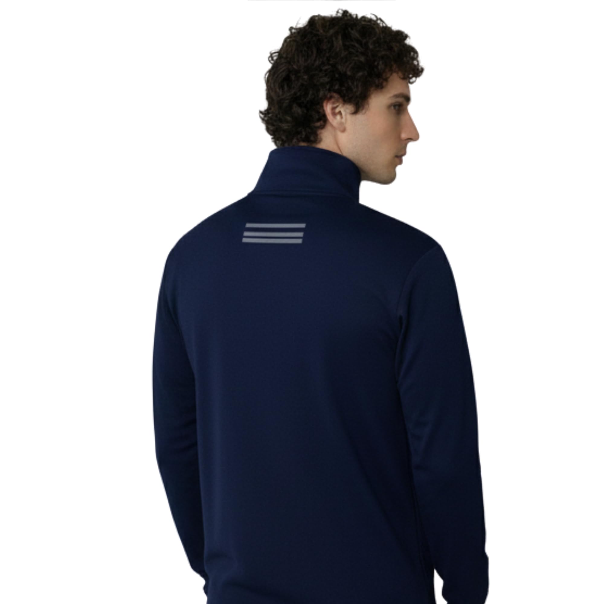 MIA FASHION Men’s UPF 50+ Sunscreen Jacket with UV Protection, Lightweight Full-Zip Sports Running Jacket for Men, Biker Outdoor Wear Blue-L 2