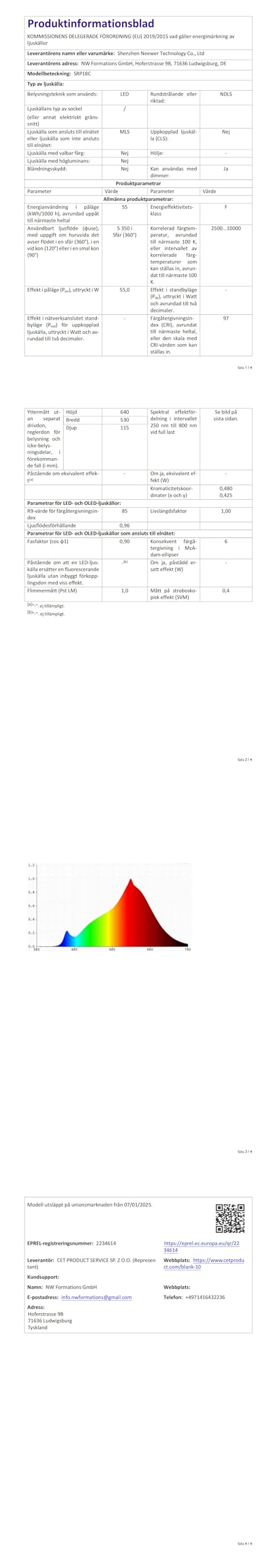 NEEWER SRP18C RGB LED zestaw świateł pierścieniowych, ultra smukły zestaw, sterowanie za pomocą aplikacji z odwracanym światłem, stojak, uchwyt na telefon, głowica kulowa, 2500 K – 10000 K, CRI
