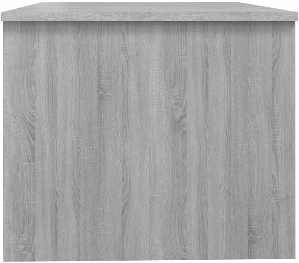 vidaXL Modern Coffee Table with Adjustable Tabletop & Hidden Storage Compartments - Engineered Wood - Gray Sonoma - 31.5"x19.7"x16.7"