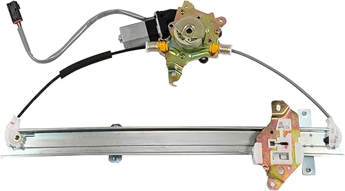 FINDAUTO Regulador de Ventanilla Eléctrico Delantero Derecho Lado del Pasajero compatible con 1998-2004 Nissan Frontier, 2000-2004 Nissan Xterra