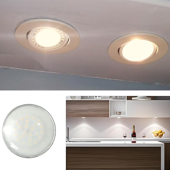 AR111 GU10 LED Lamp ES111 Reflector Lamp Spot Light Bulb 12 W IP65 Waterproof 1200 Lumens 100 W Halogen Bulb Equivalent LED Floodlights Headlamp Light Bulbs 4000 K Natural White