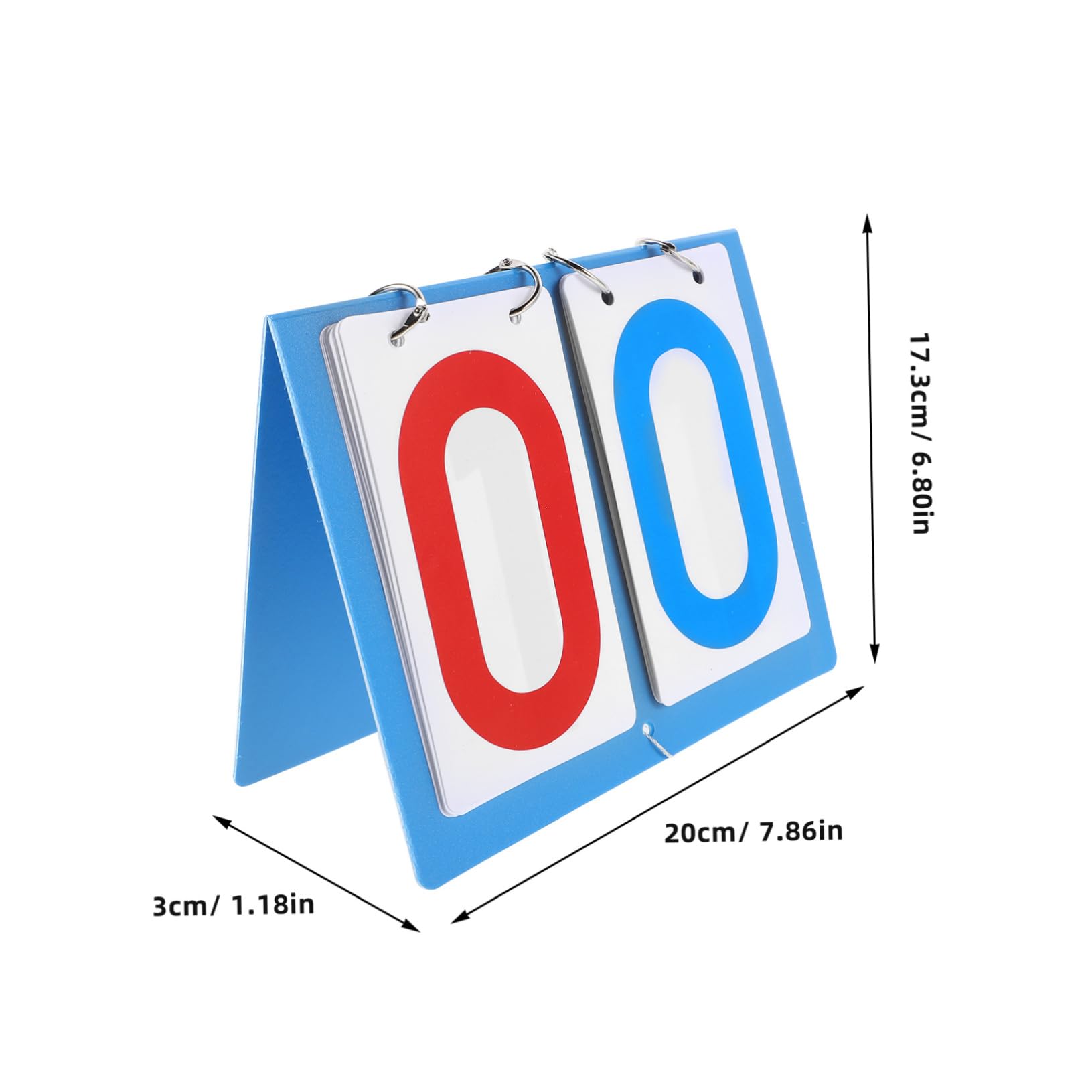 balacoo Portable Table Top Scoreboard Score Flipper Indoor and Outdoor Scorekeepers Professional Recreational Referee Gear for Sports Basketball Football Baseball