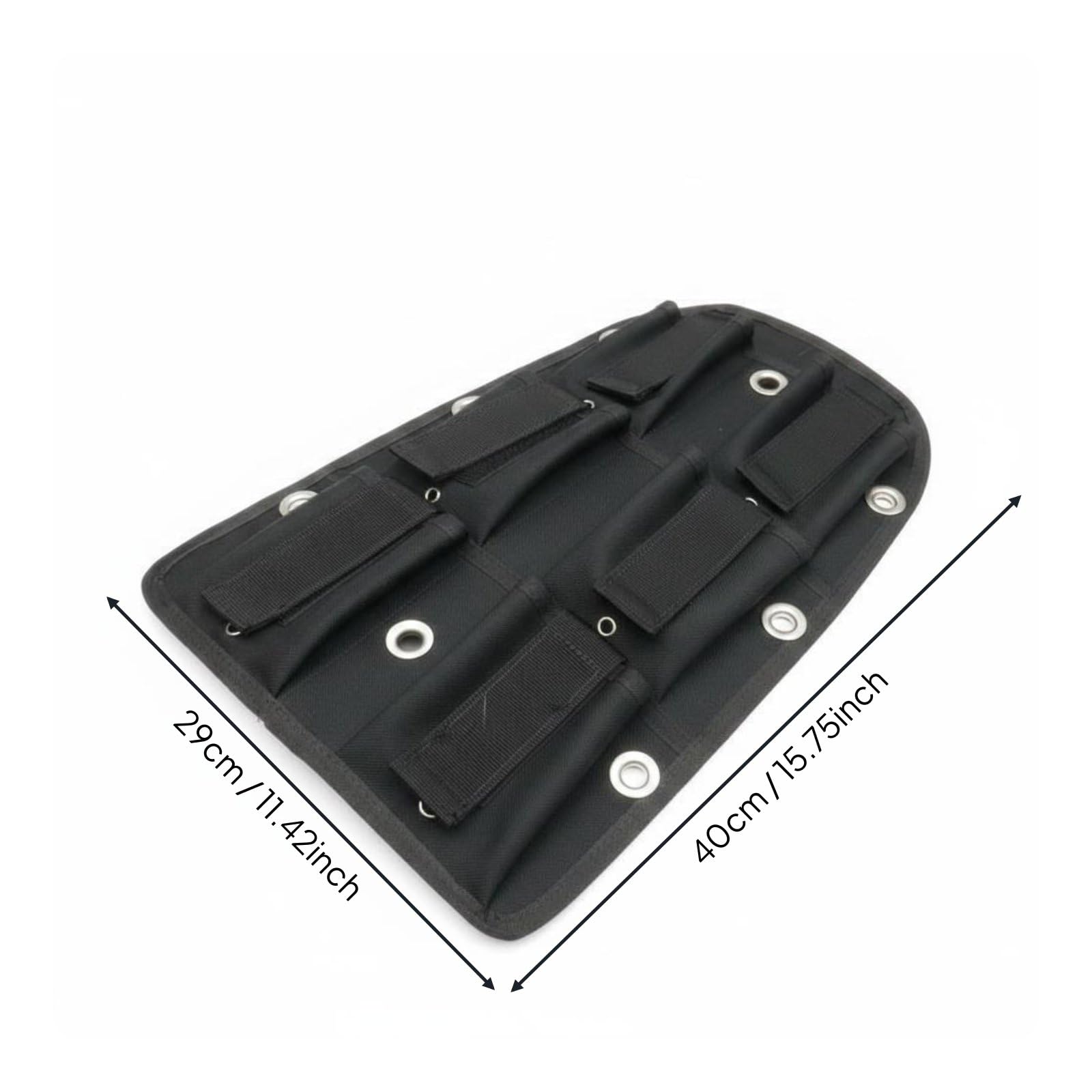 Milageto backplate-gewicht passgenaue lochung rückenblei kompakt tauchgewicht für trockentauchen