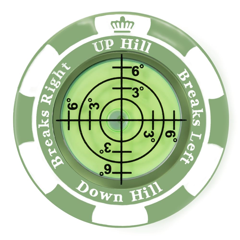 SlopeMaster ProGreen Reader - Golf Ball Marker with High Precision Green Reading Aid Golf Accessories for Men Women