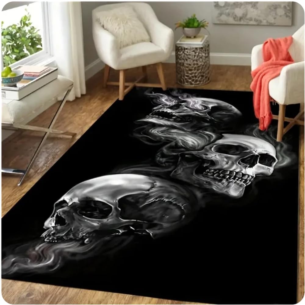 Tapis chambre crâne gothique PASPRT pour créer un cocon mystique