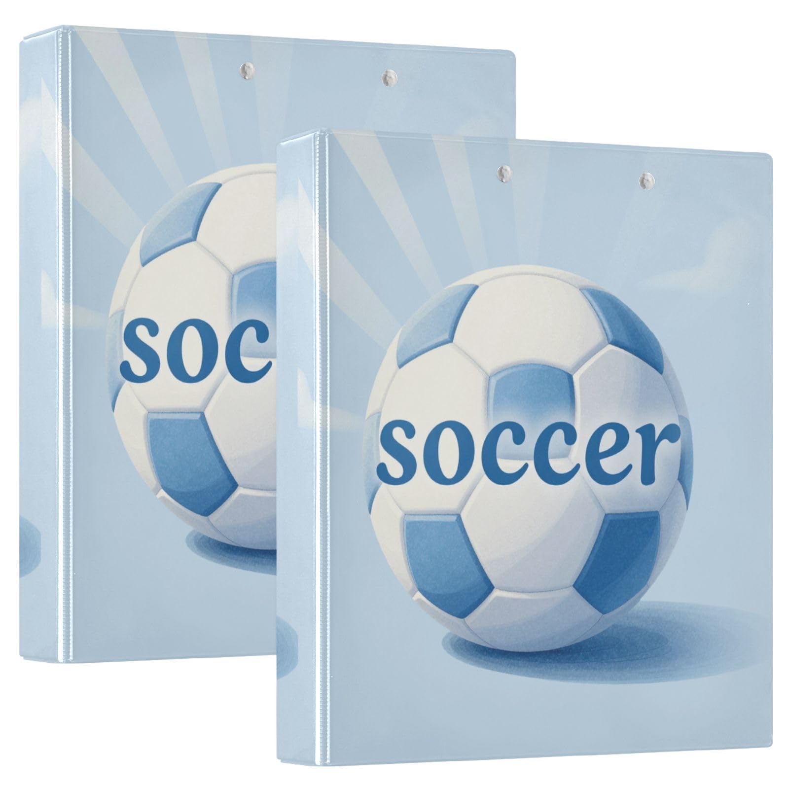Raccoglitori per quaderni da 1 e mezzo pollice I Love Soccer