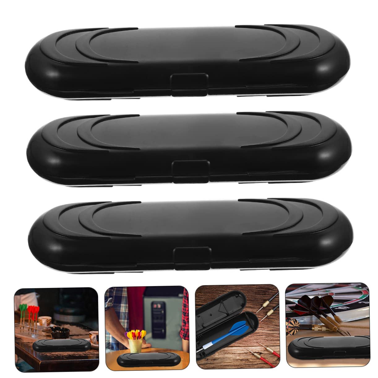 NAMOARLY Lightweight Storage Box Organizer 3pcs Carrying Case for Portable Sealed Container