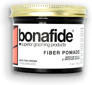 Bonafide Pomade Fiber Pomade Pomard/Water Based / 4.0 oz / Grapefruit