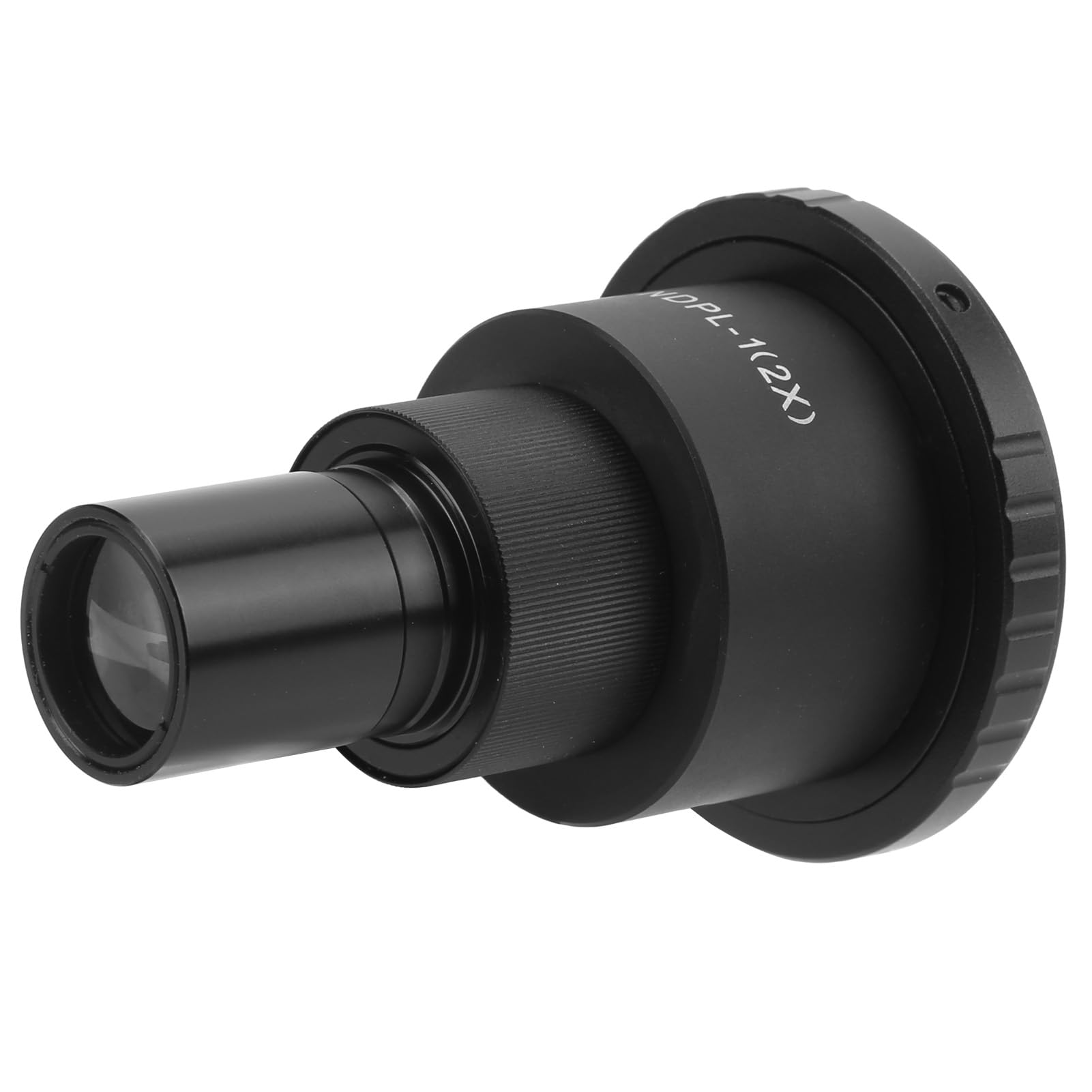 Aramox Adapter do Obiektywu Mikroskopu Stop Aluminium Mocowanie Aparatu Bezlusterkowego M42x0,75 Powiększenie 2X do Aparatu Bezlusterkowego Obserwacja i Obrazowanie Mikroskopu