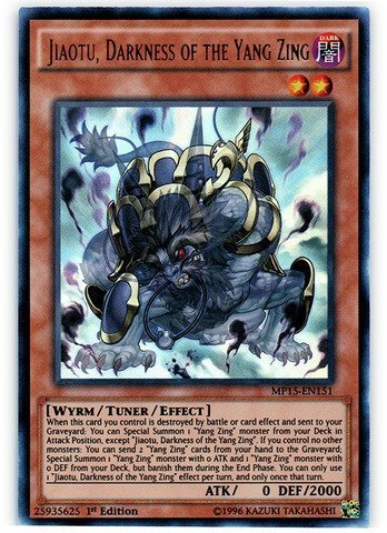Yu-Gi-Oh! - Jiaotu, Darkness of the Yang Zing (MP15-EN151) - Mega Pack 2015 - 1st Edition - Ultra Rare by Yu-Gi-Oh! by Yu-Gi-Oh!