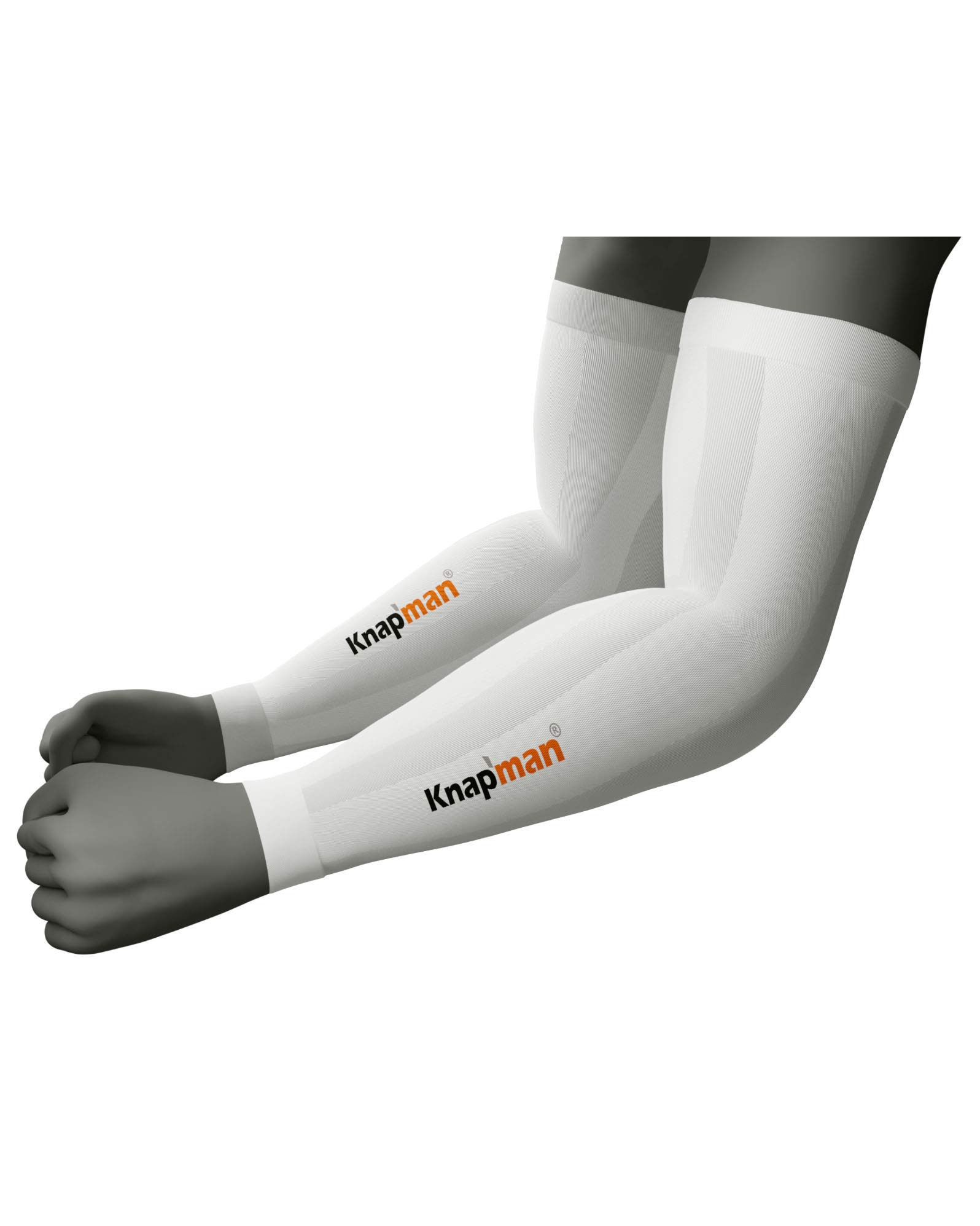 Knapman Zoned Manchons de compression pour bras 45 % Blanc