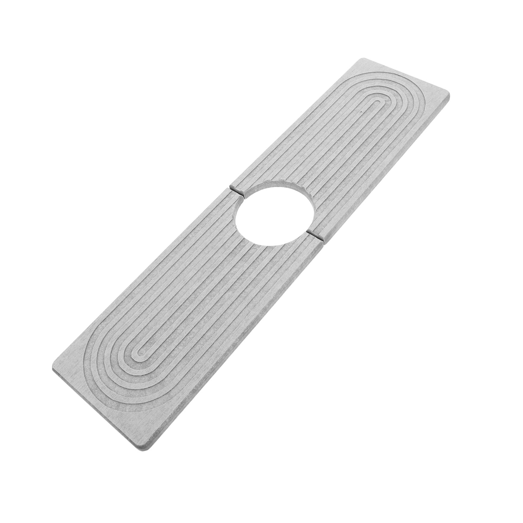 Tapis de robinet anti-éclaboussures Homoyoyo à rainures de drainage
