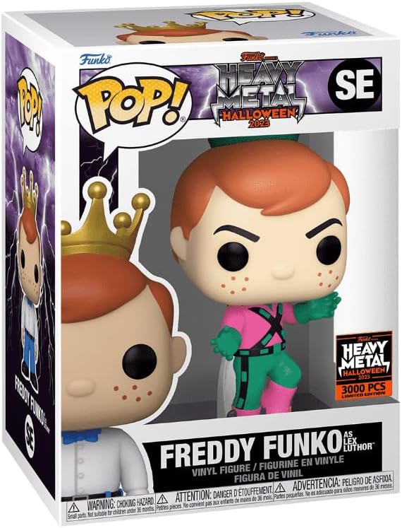 Funko POP! Freddy as Lex Luthor 3000 Pcs Heavy Metal Limited Edition POP!