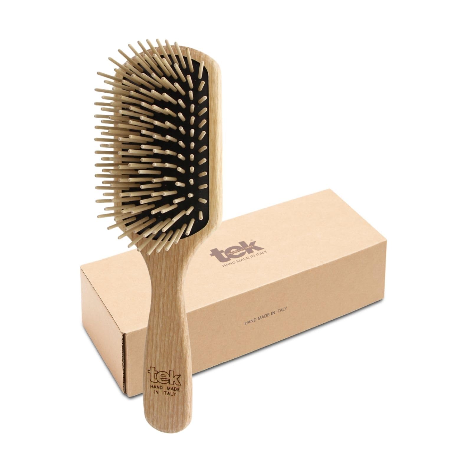 TEK Rechteckige Eschenholz-Bürste Produktbeschreibung