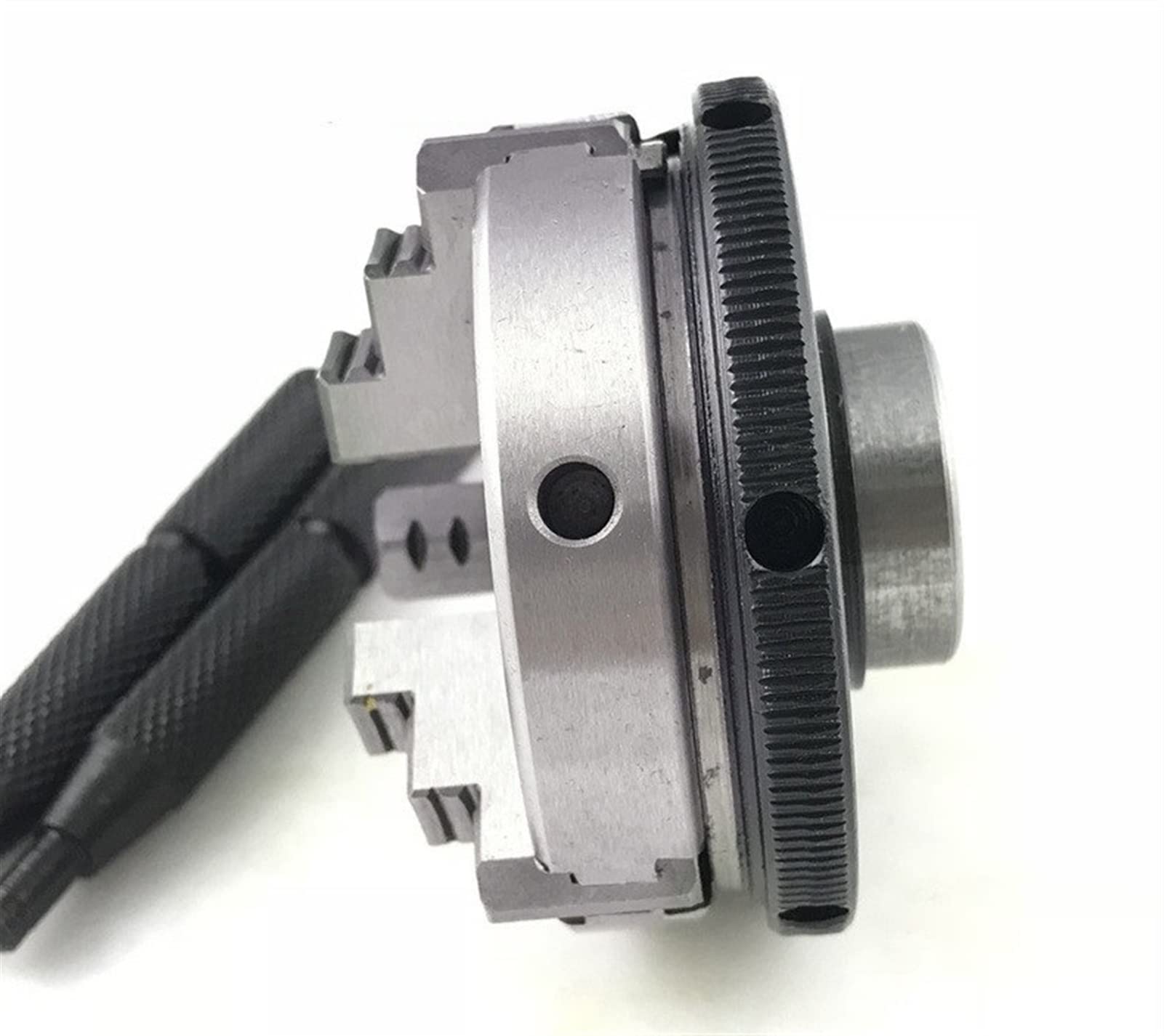 Uchwyt tokarski, 3/4 JAWS Stalowa tokarka z drewna 50mm 63mm Manual Chuck Self-Concentrujący metalowe narzędzia tokarskie(K02-63)