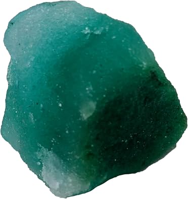 REAL-GEMS Certified Natural Green Emerald 29 Ct. Crystal Healing Rough Loose Gemstone AXF-596