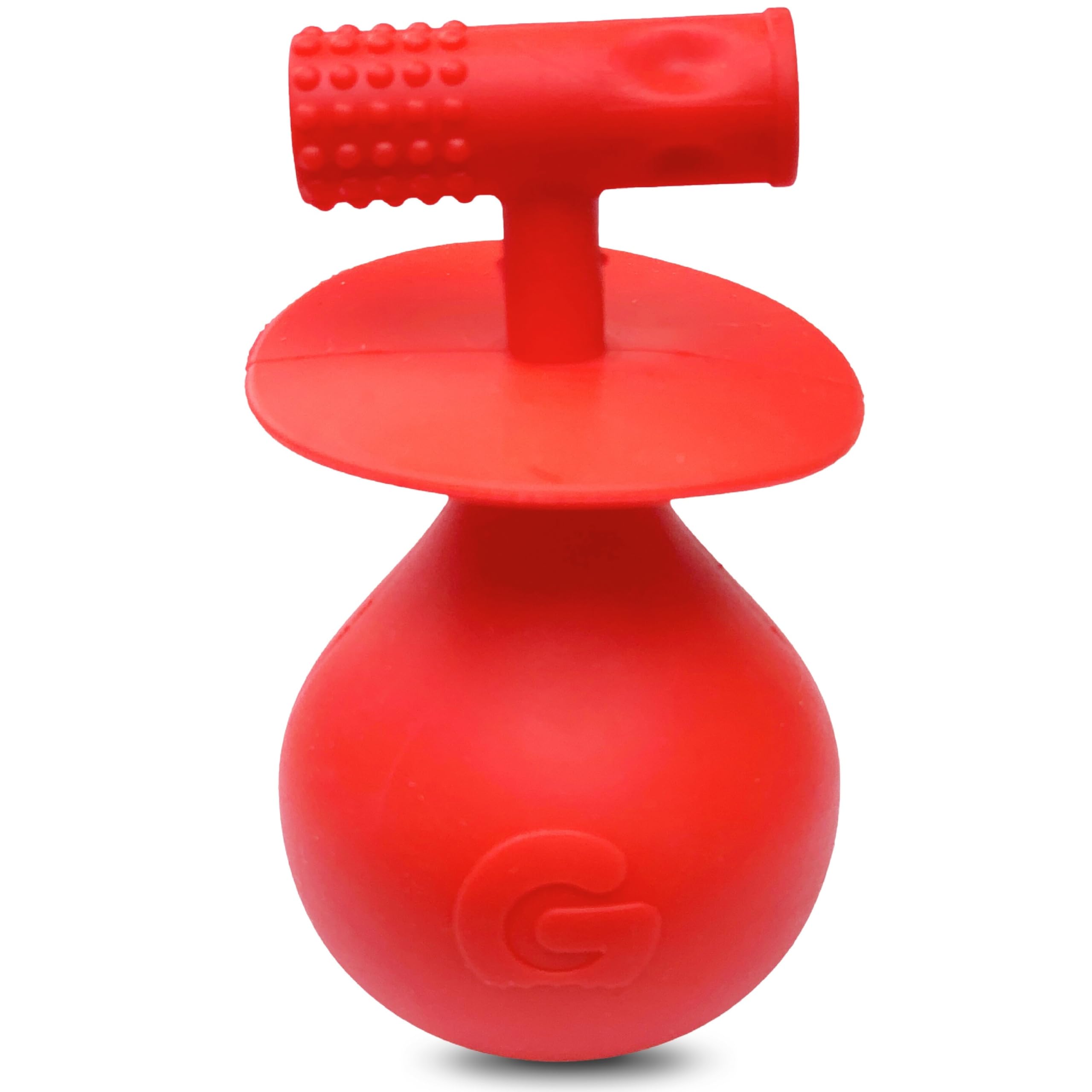 Baby Teething Toy Pain Relief Molar Mallet Teether with a Wobble Rattle Base. Age 12m + BPA Free. Gel Applicator. Designed for Back Teeth Cutting.