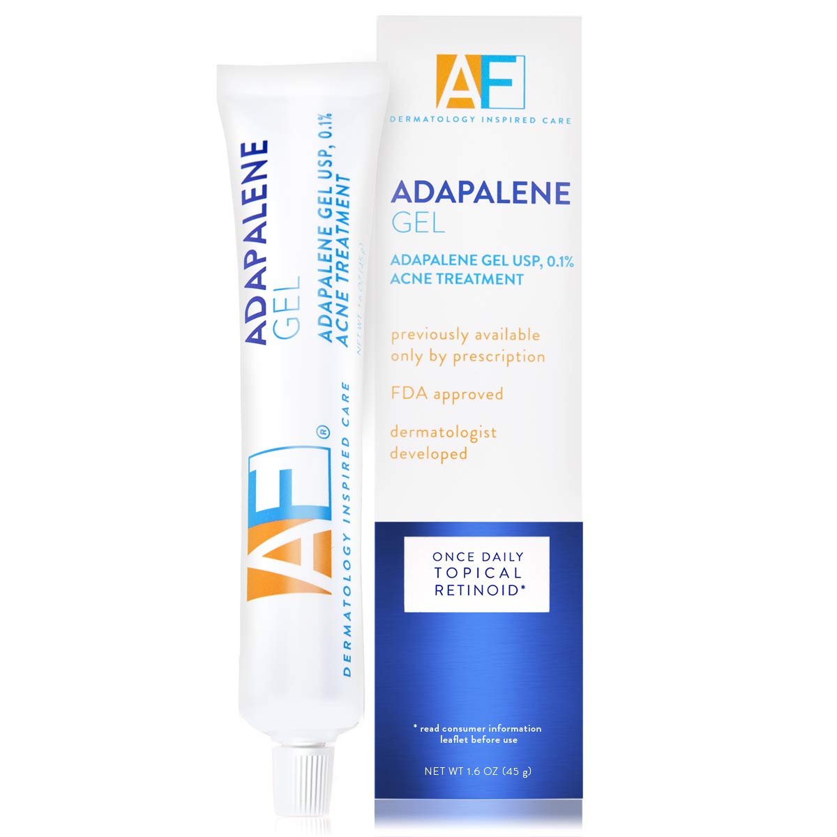 Acne Free Adapalene Gel 0 1 Once Daily Topical Retinoid Acne Treatme | amzdealz