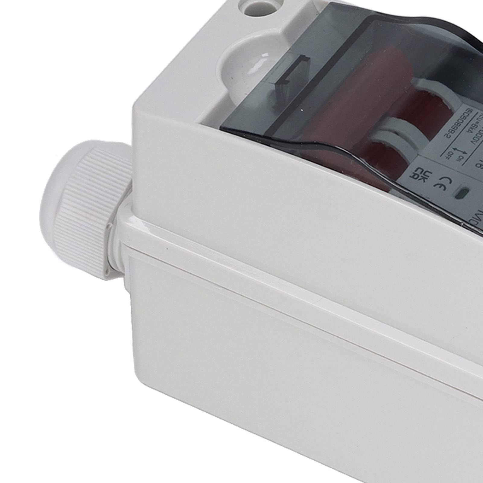 Przerywacz 2P ze skrzynką MCB, Wodoodporny Wyłącznik Instalacyjny IP65 1000V 16A DC Rozłączniki do Systemu Fotowoltaicznego