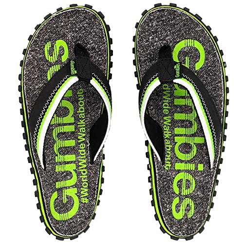 Gumbies Cairns Unisex Flip Flops with Supersoft Cotton Toe Post, Fabric Footbed & Recycled Rubber Sole - Comfort Guaranteed2