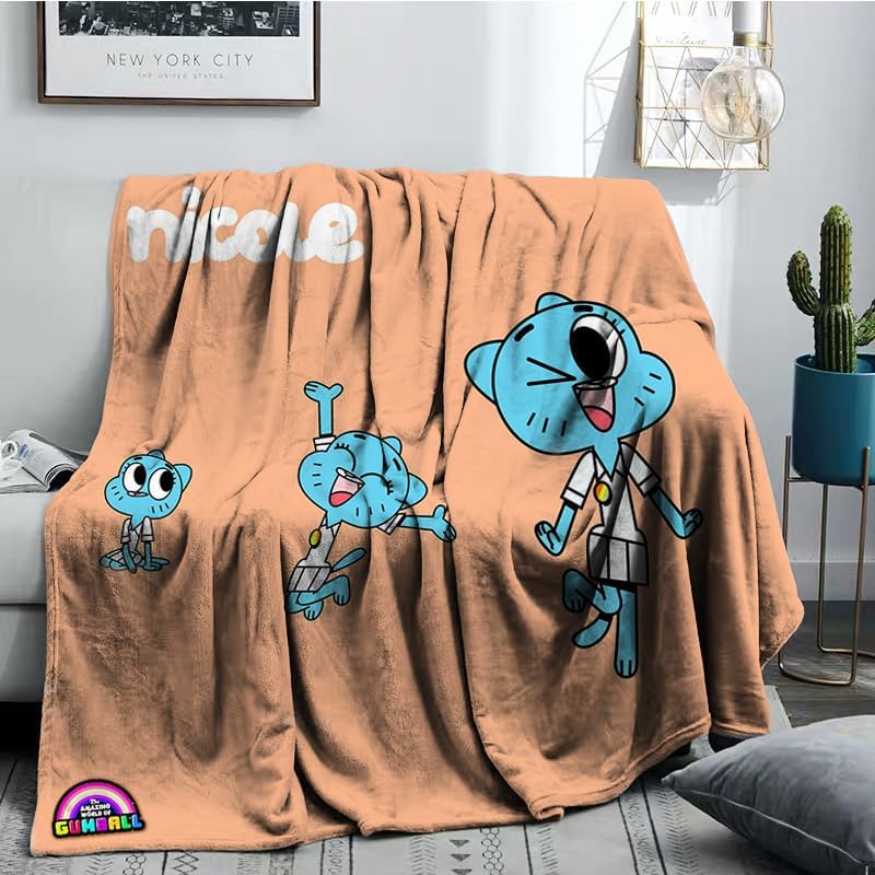 Manta de franela de dibujos animados, bonita y cómoda manta de forro polar de felpa gruesa para cama, sofá