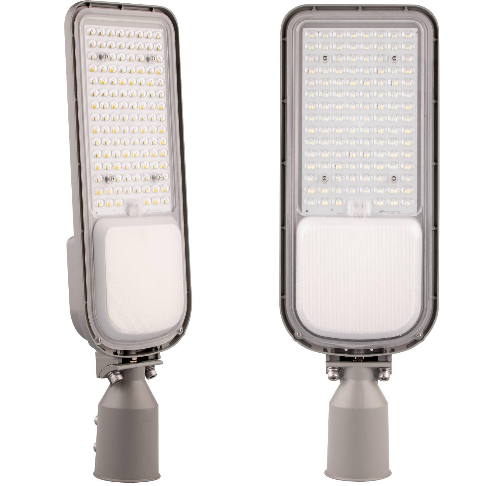 Lumiled LED Straßenlaterne 100W 14000 Lm Straßenlampe 4000K Neuralweiß Straßenleuchte Außenleuchte IP65 Wasserdicht Mastleuchte Wegeleuchten Parkplatz Beleuchtung Hofbeleuchtung Wandleuchte
