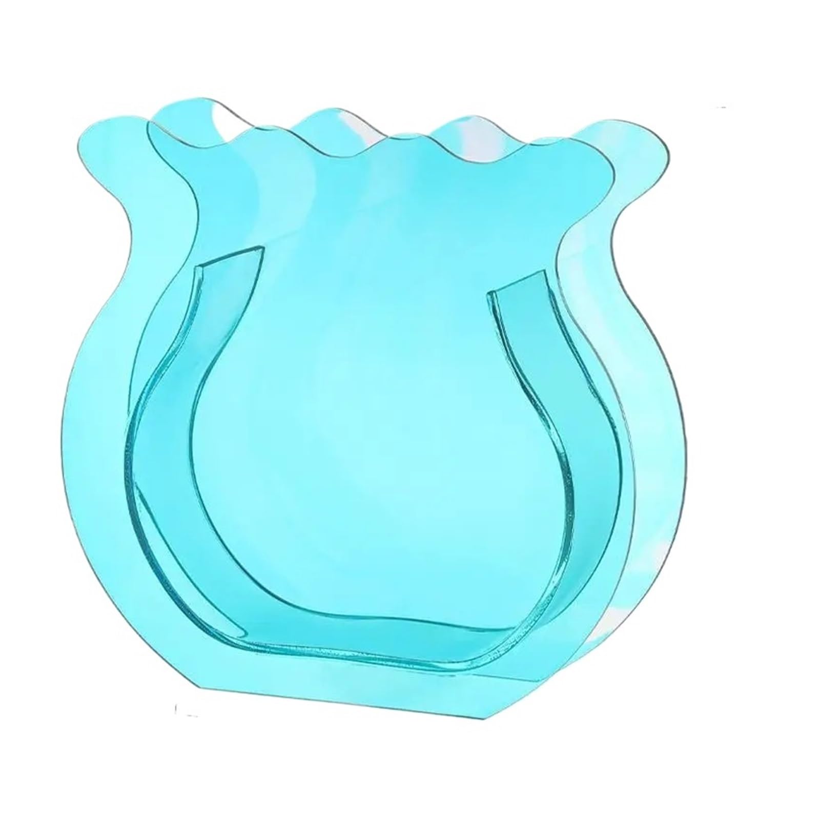 Luoaxinn Color 5 Acrylic Vase Creative Acrylic Tank Vase Artistic Geometric Transparent