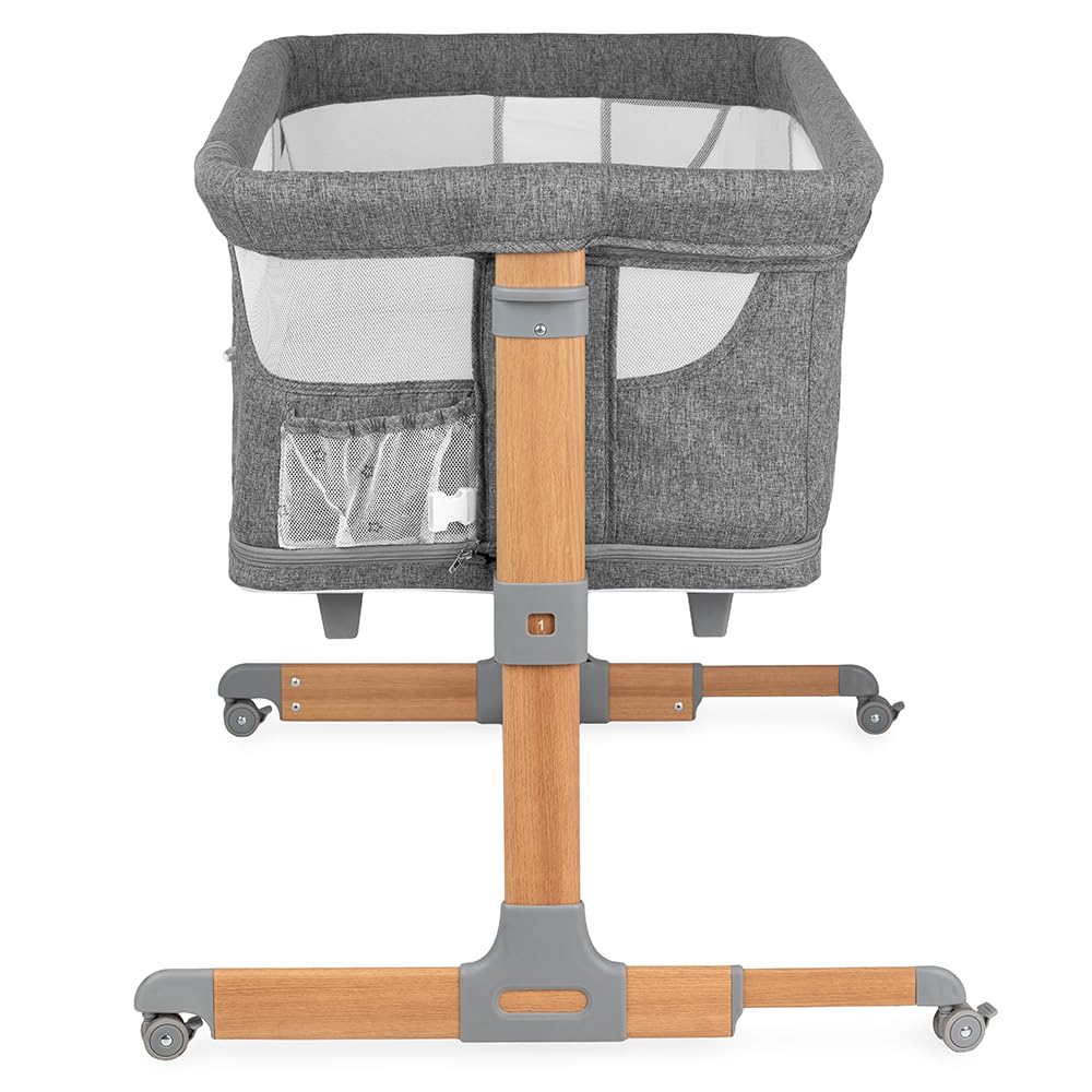 Momi Lit d'enfant Multifonction Smart Bed 4 en 1, lit d'appoint et Parc, jusqu'à 15 kg, réglage hauteur 5 niveaux, avec matelas