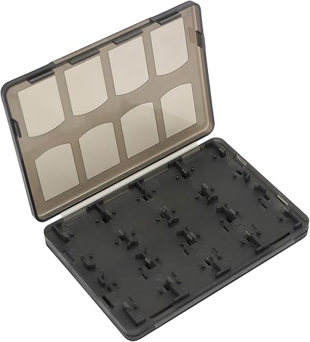 OSTENT 18 en 1 juego tarjeta de memoria titular caja de almacenamiento para Sony PS Vita PSV Color Negro