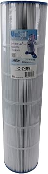Unicel C-7499 100 Square Foot Media Replacement Pool Filter Cartridge with 142 Pleats, Compatible with Pentair, American, and Premier Springwater