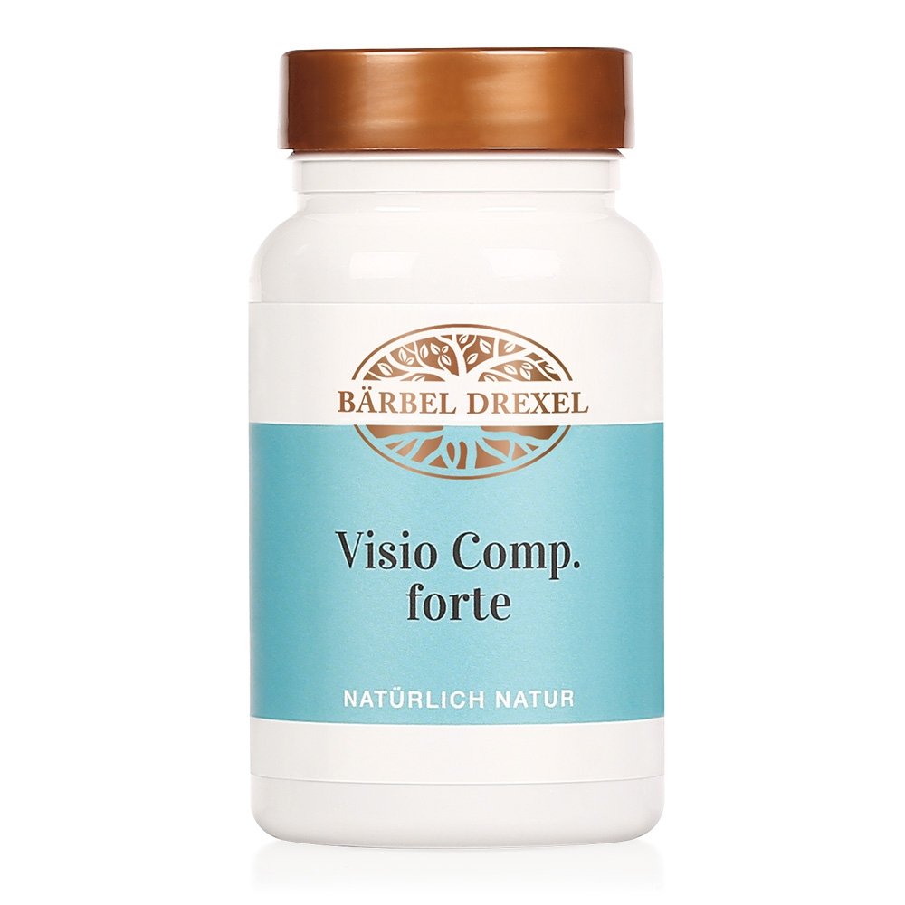 BÄRBEL DREXEL® Visio Comp. Forte Tabletten mit Lutein, Zeaxanthin (152 Stk) Heidelbeer, Ginko, Vitamin C + E Sehkraft + Netzhaut + Durchblutung 100% Herstellung Deutschland Augen-Vitamine