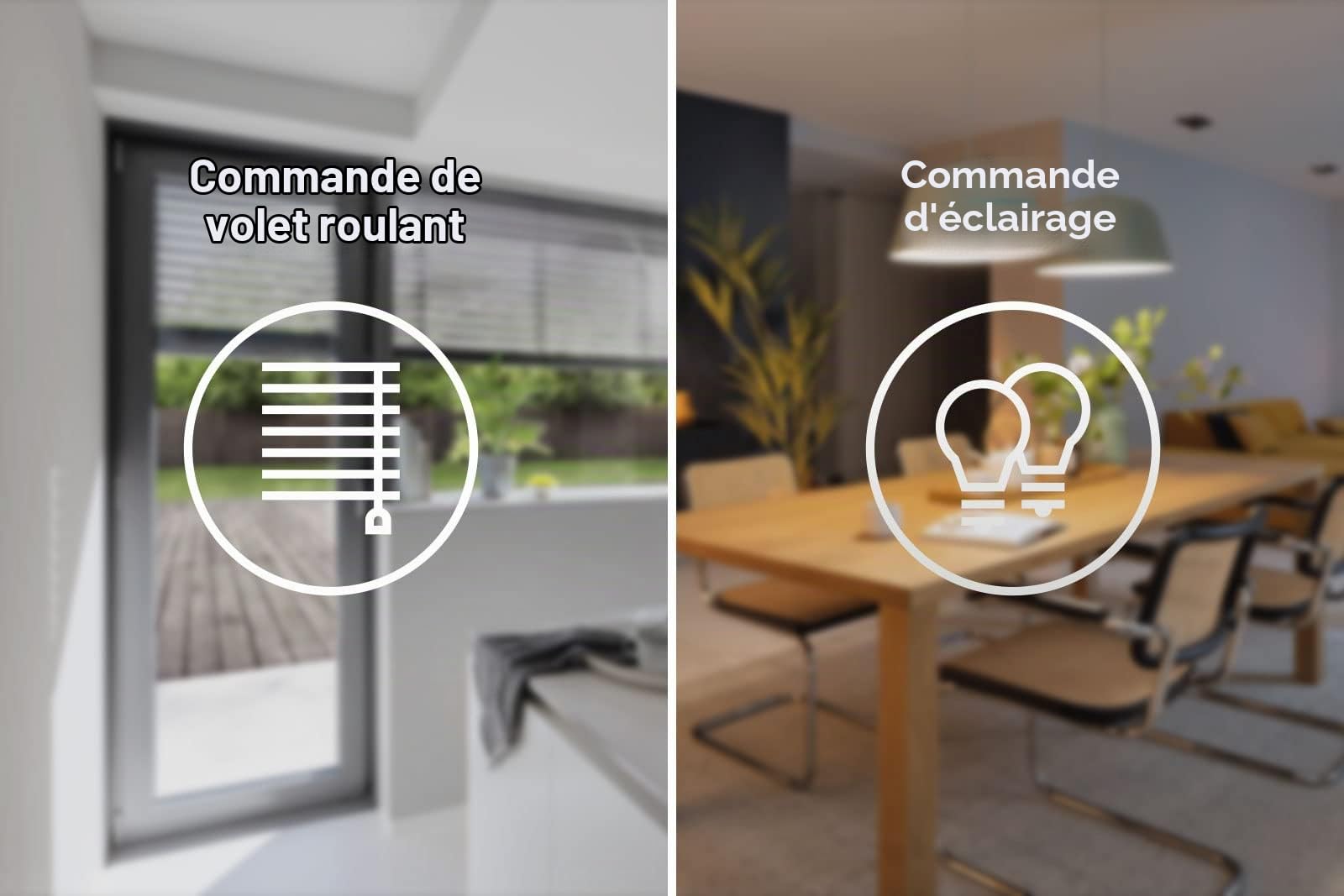 Bosch Smart Home - Kit de démarrage commande de lumière/volet roulant II, commander l’éclairage/les volets roulants/brise-soleil/stores, compatible avec Alexa, l’Assistant Google et Apple HomeKit