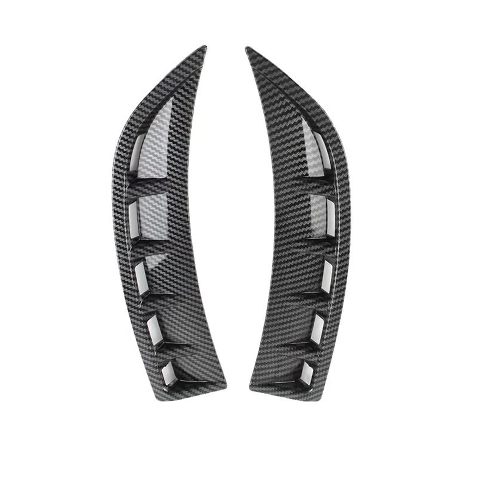Listwa boczna samochodu Dekoracja Do CLA180 CLA200 2020 2021 | Osłona wylotu powietrza po stronie przedniego zderzaka(Carbon Look)