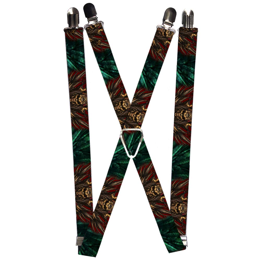 Buckle-Down Suspender - Tattoo Johnny Zombie King