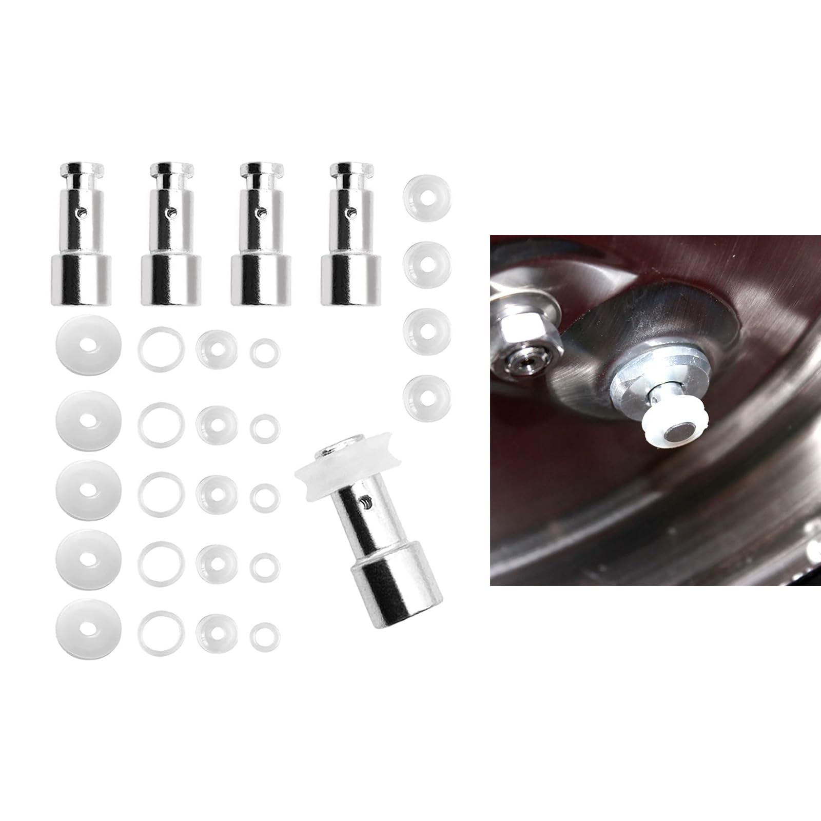 Durables Clear Silicone Gasket Floats and Sealing Set Replacement Set for Various Cooker Model