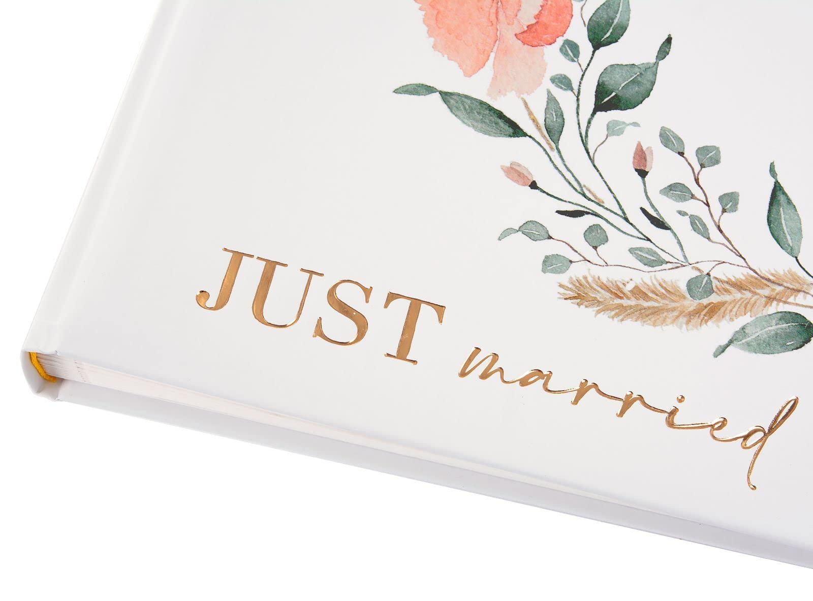 goldbuch 08 003 Álbum de boda Love, libro de boda 30 x 31 x 4 cm, álbum de fotos de 60 páginas blancas, cubierta de papel ligeramente brillante con revestimiento blanco, álbum de fotos de boda, álbum