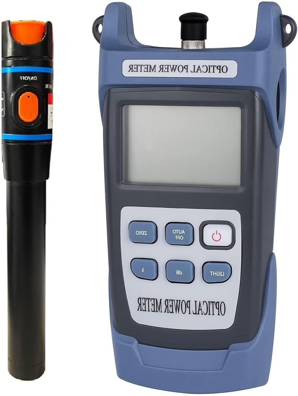 Techtest Optical Power Meter Fiber 10 Mw Visual Fault Locator Vfl Ftth Laser Light Optic Cable Tester, Multicolor